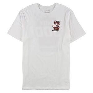 Indy 500 Mens White Event Graphic T-Shirt, white, M